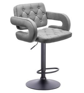 HR8403W Acél modern velúr szék
