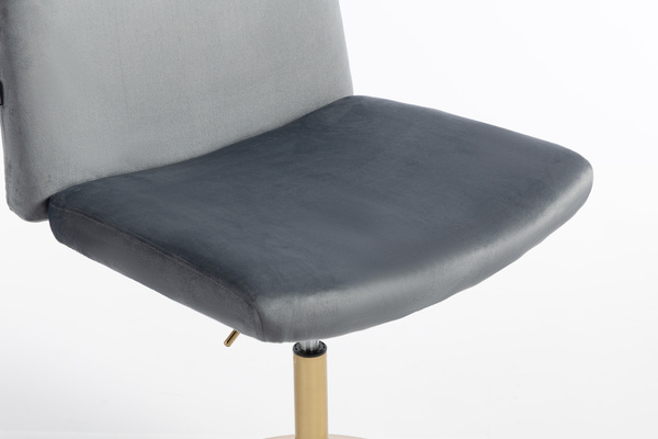 HR150N Grafit Modern Velúr Szék Arany lábbal