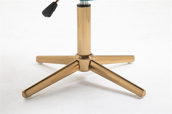 HR7009CROSS Halványlila modern velúr szék arany lábbal