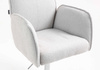 HR280N Szürke modern boucle szék krómozott lábbal