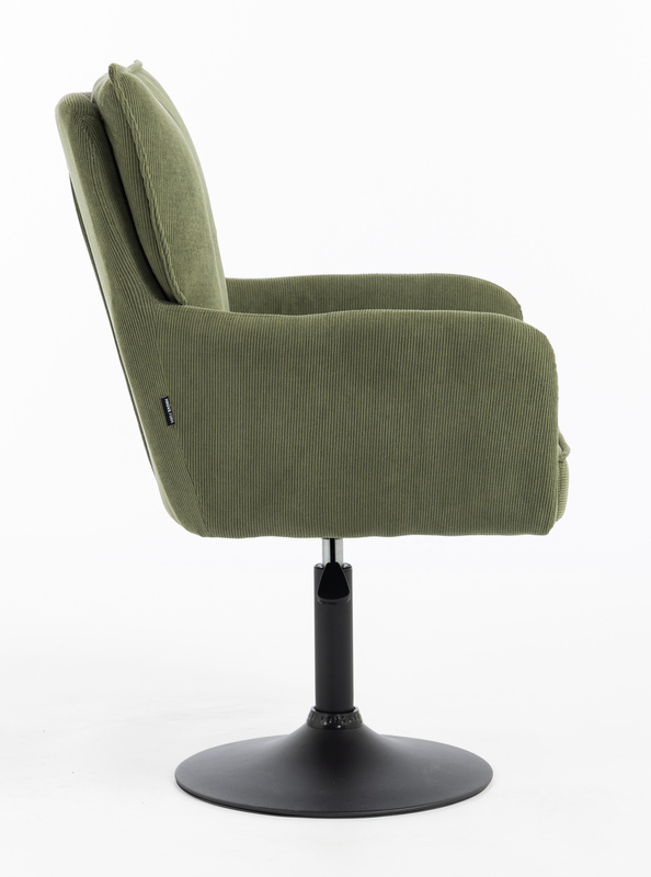 HR250N Catifea Reiată Premium Culoare Verde Salvie Fekete Lábbal