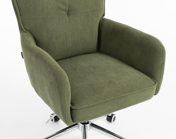 HR250K Catifea Reiată Premium Culoare Verde Salvie Krómozott Lábbal