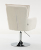 HR250N Krémszínű Bárány Szék Krómozott Lábbal