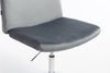 HR150N Grafit Modern Velúr Szék Krómozott lábbal