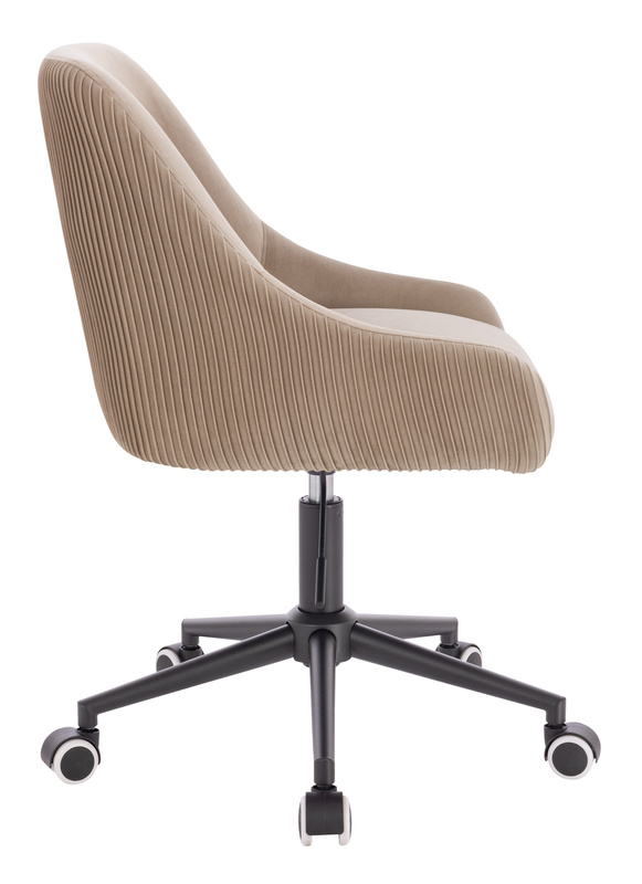 HR920K Latte Modern Velúr Szék Fekete lábbal