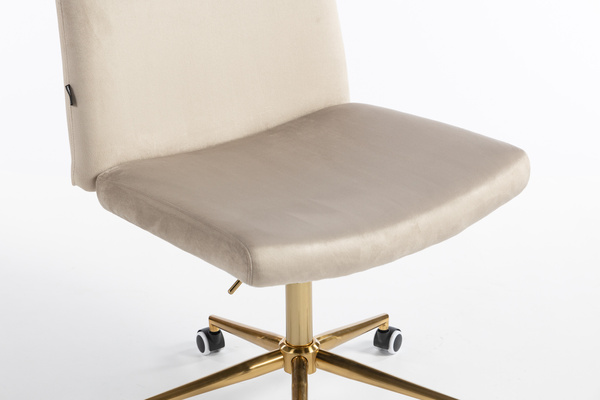 HR150K Latte Modern Velúr Szék Arany lábbal