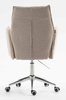 HR280K Latte modern boucle szék krómozott lábbal