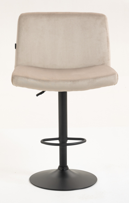 HR150W Latte Modern Velúr Szék Fekete lábbal