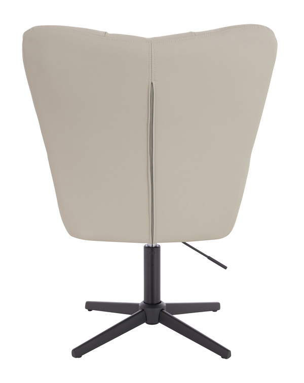 HR650CROSS Ecru Műbőr Premium Soft szék fekete lábbal