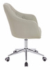 HR831K Len Szín Műbőr Premium Soft szék Krómozott lábbal