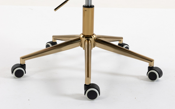 HR250K Púder Rózsaszín modern velúr szék arany lábbal