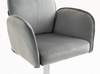 HR280W Acél Modern Velúr Szék Krómozott lábbal