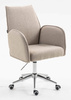 HR280K Latte modern boucle szék krómozott lábbal