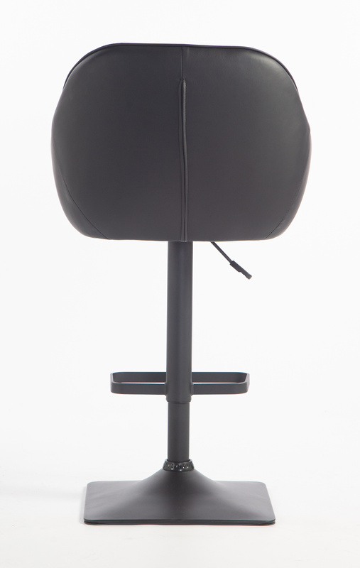 HR2055KW Fekete Modern Műbőr Szék Fekete lábbal