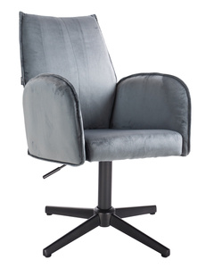 HR280CROSS Grafit Modern Velúr Szék Fekete lábbal