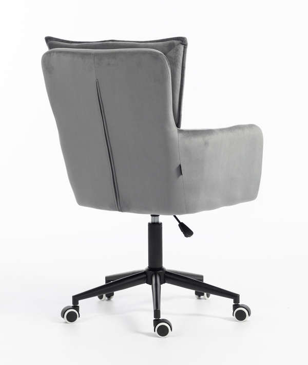 HR250K Grafit modern velúr szék fekete lábbal