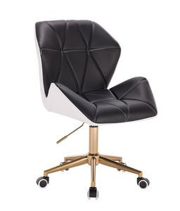 HR212K Fekete-fehér arany lábbal