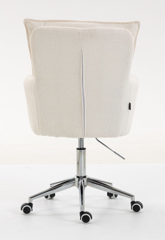 HR250K Krémszínű Bárány Szék Krómozott Lábbal