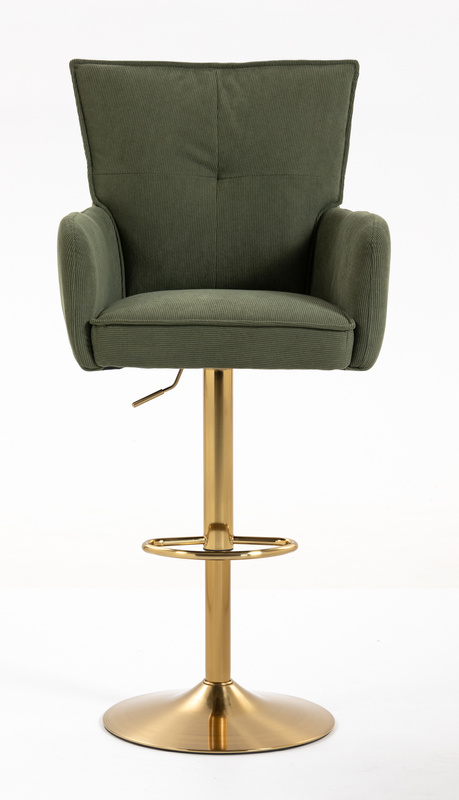 HR250W Catifea Reiată Premium Culoare Verde Salvie Arany Lábbal