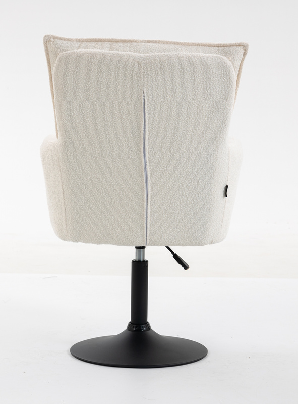 HR250N Krémszínű Bárány Szék Fekete Lábbal