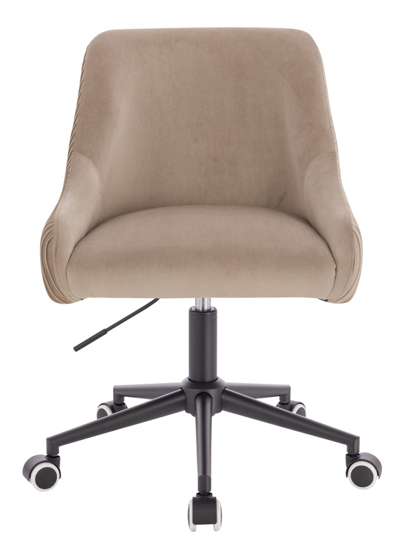HR920K Latte Modern Velúr Szék Fekete lábbal