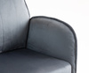 HR280W Grafit Modern Velúr Szék Krómozott lábbal