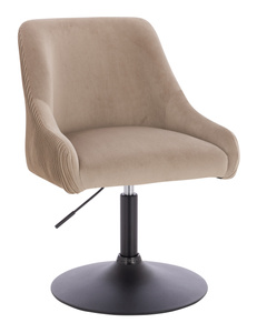 HR920N Latte Modern Velúr Szék Fekete lábbal