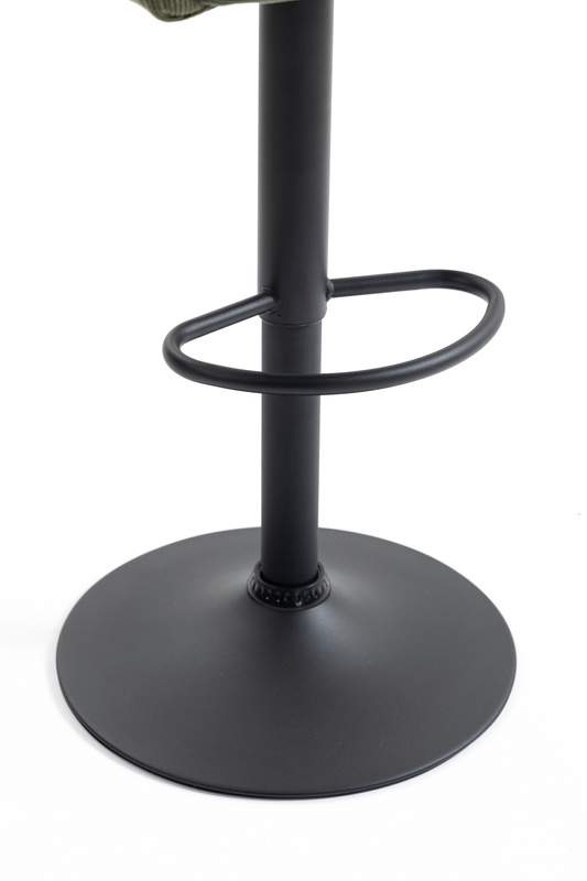 HR250W Catifea Reiată Premium Culoare Verde Salvie Fekete Lábbal