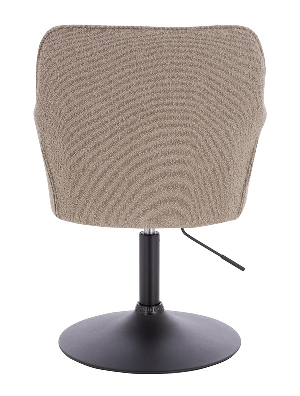 HR550N Latte modern boucle  szék fekete lábbal
