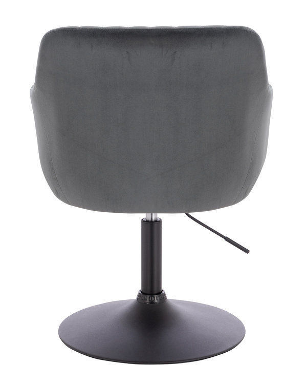 HR190N Grafit Modern Velúr Szék Fekete lábbal