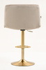 HR150W Latte Modern Velúr Szék Arany lábbal