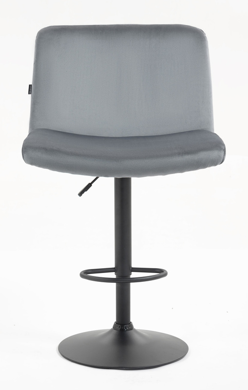 HR150W Grafit Modern Velúr Szék Fekete lábbal