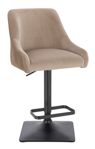HR920KW Latte Modern Velúr Szék Fekete lábbal