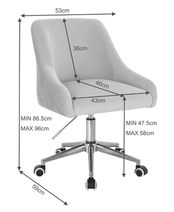 HR920K Latte Modern Velúr Szék Arany lábbal