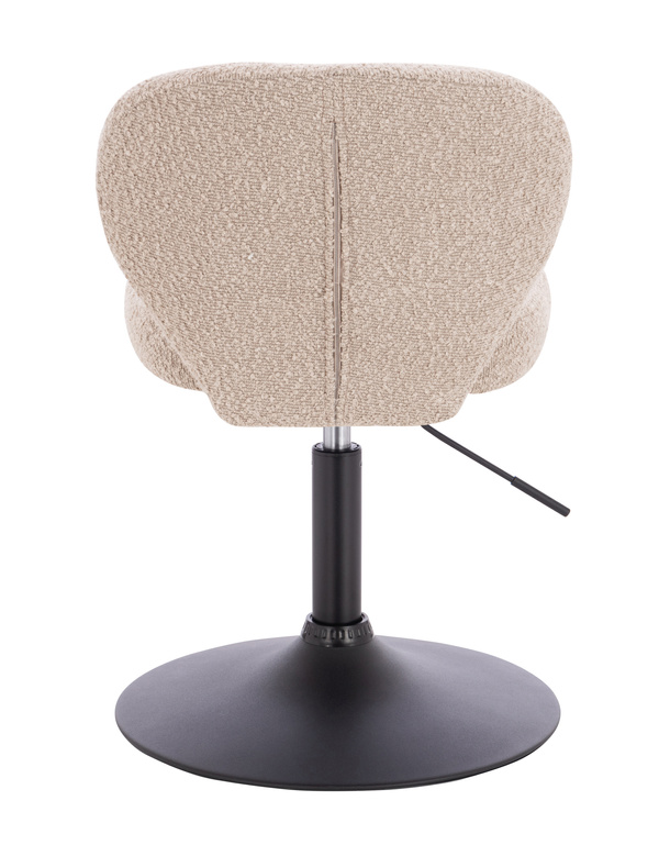 HR193N Latte modern boucle  szék fekete lábbal