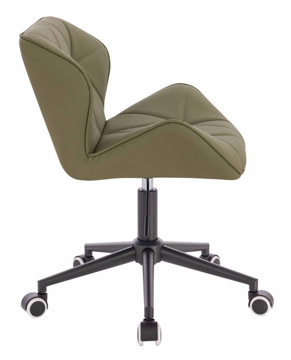 HR111K Khaki Műbőr Premium Soft szék fekete lábbal