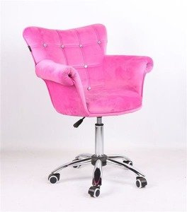 HR804CK Rózsaszín modern velúr szék