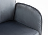 HR280K Grafit Modern Velúr Szék Fekete lábbal