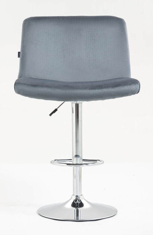 HR150W Grafit Modern Velúr Szék Krómozott lábbal
