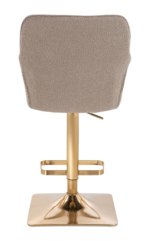 HR550KW Latte modern boucle  szék arany lábbal