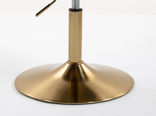 HR250N Púder Rózsaszín modern velúr szék arany lábbal