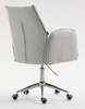 HR280K Szürke modern boucle szék krómozott lábbal