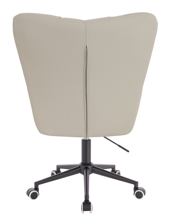 HR650K Ecru Műbőr Premium Soft szék fekete lábbal