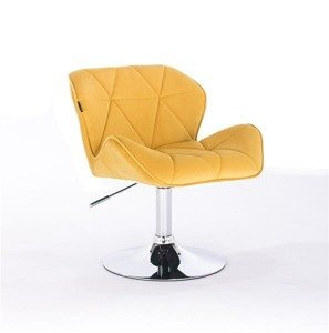 HR111N Sárga modern velúr szék