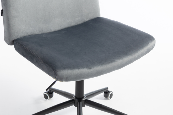 HR150K Grafit Modern Velúr Szék Fekete lábbal