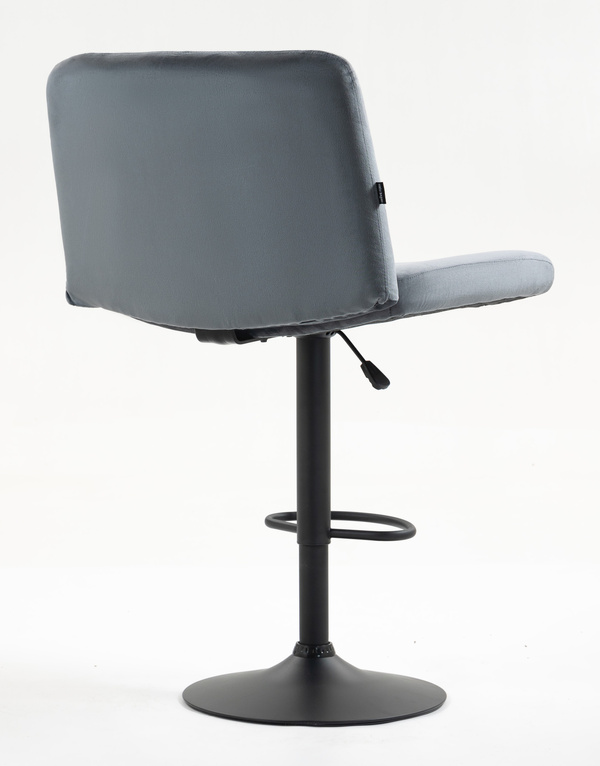 HR150W Grafit Modern Velúr Szék Fekete lábbal