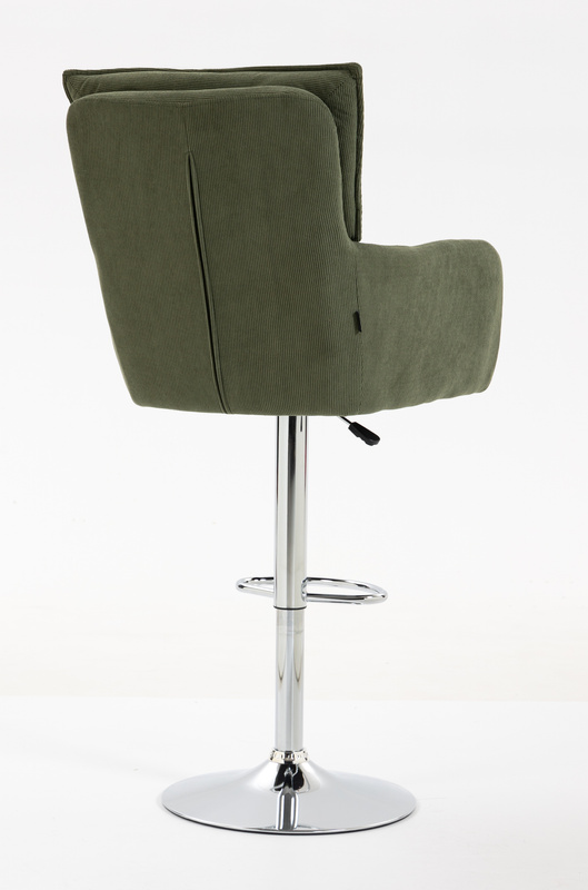 HR250W Catifea Reiată Premium Culoare Verde Salvie Krómozott Lábbal