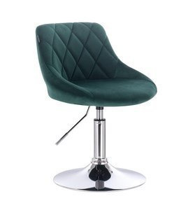 HR1054N Sötétzöld modern velúr szék