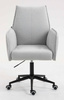 HR280K Szürke modern boucle szék fekete lábbal