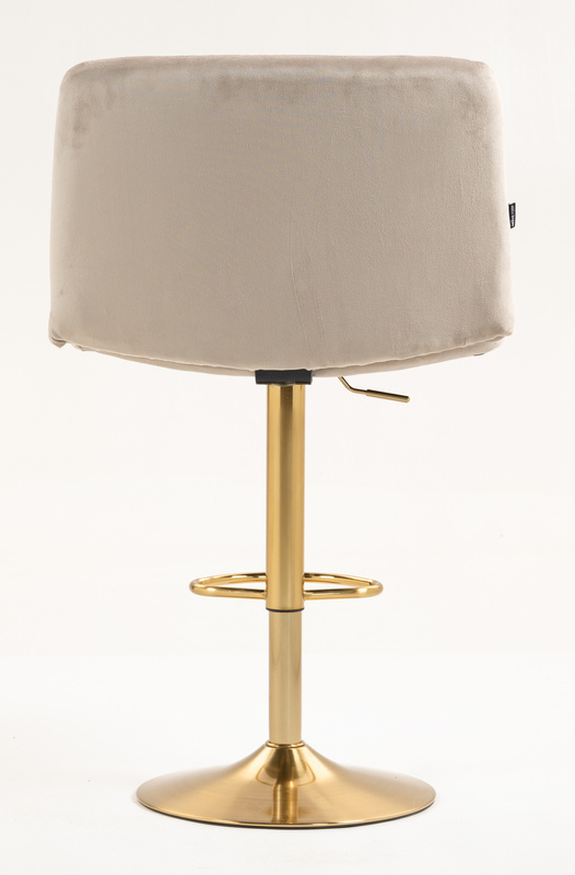 HR150W Latte Modern Velúr Szék Arany lábbal